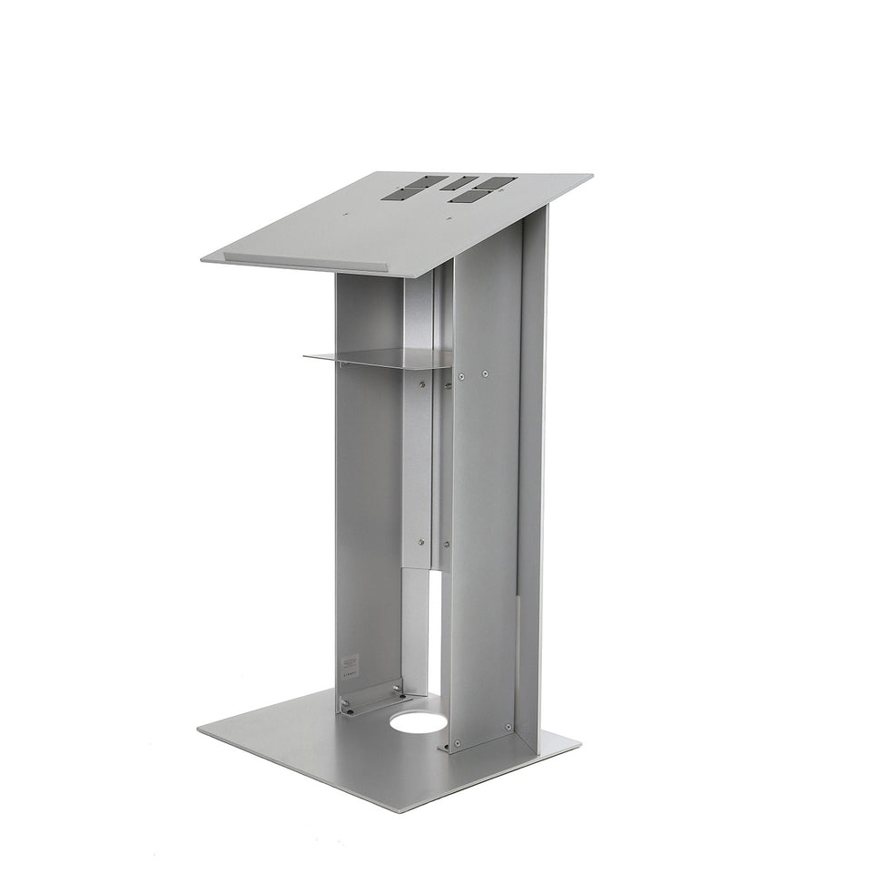 K6 lectern / podium from Urbann Products - All aluminum - back view