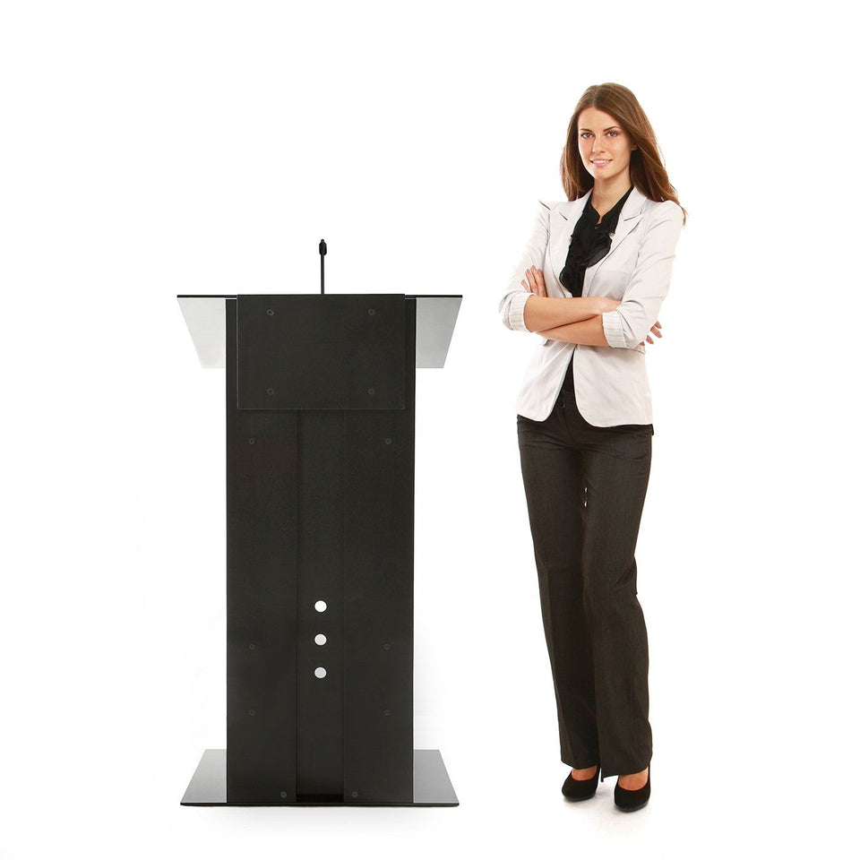 K3 lectern / podium from Urbann Products with woman
