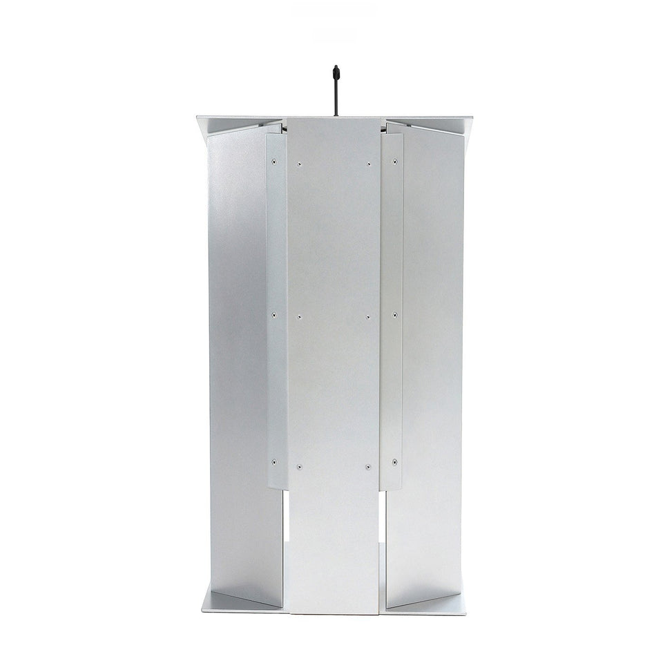K6 lectern / podium from Urbann Products - All aluminum - front view