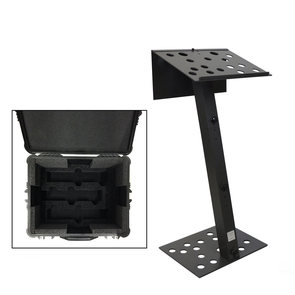Y7 lectern / podium from Urbann Products - Collapsible - with carrying case opened
