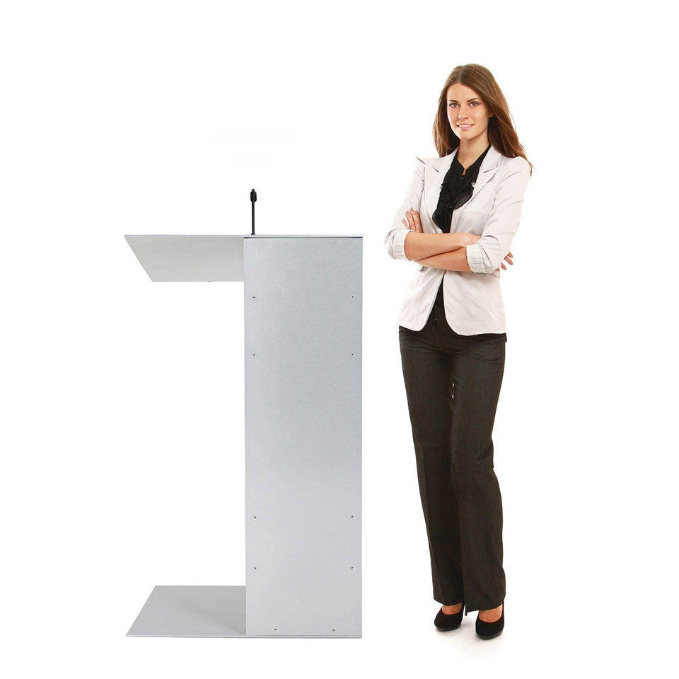 K1 lectern / podium from Urbann Products with woman