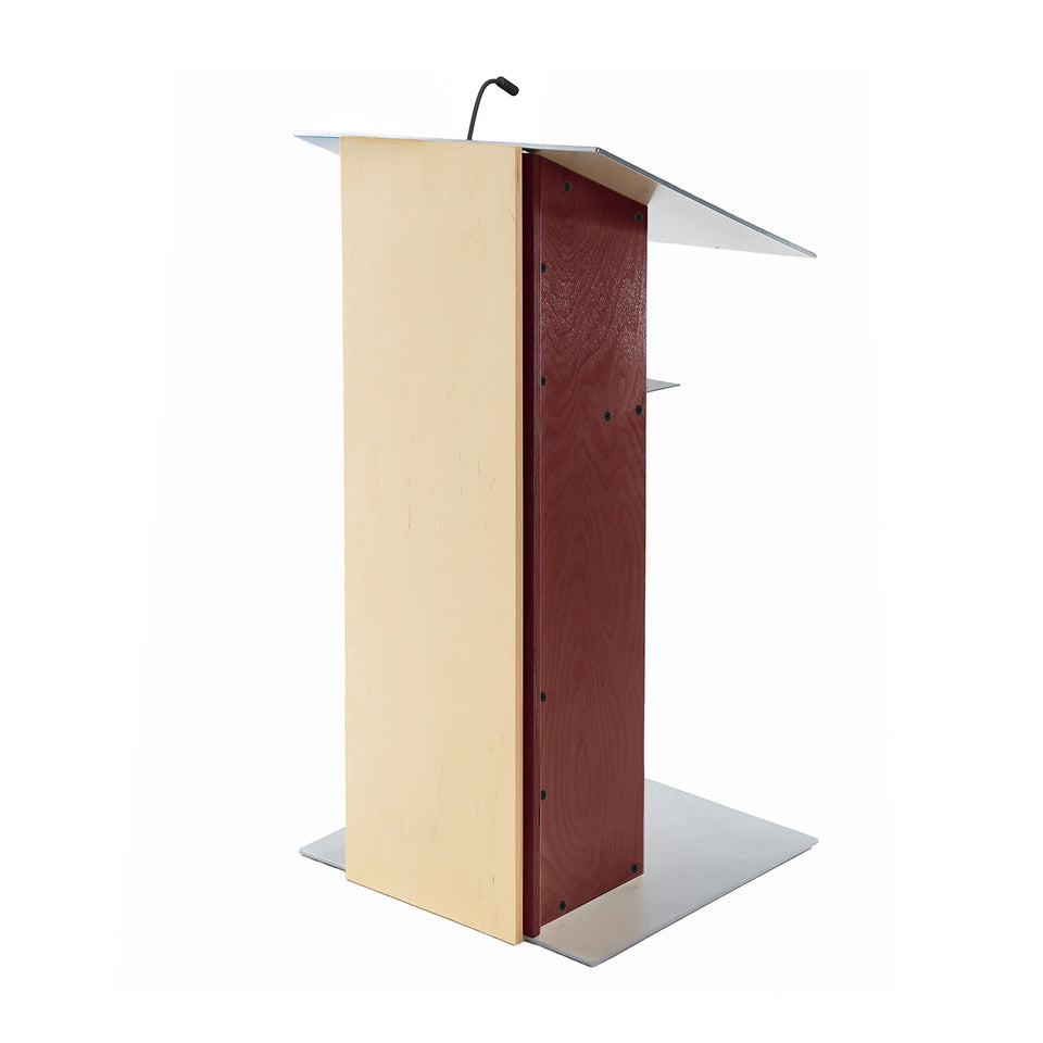 K2 lectern Mahogany / wooden podium from Urbann Products side view