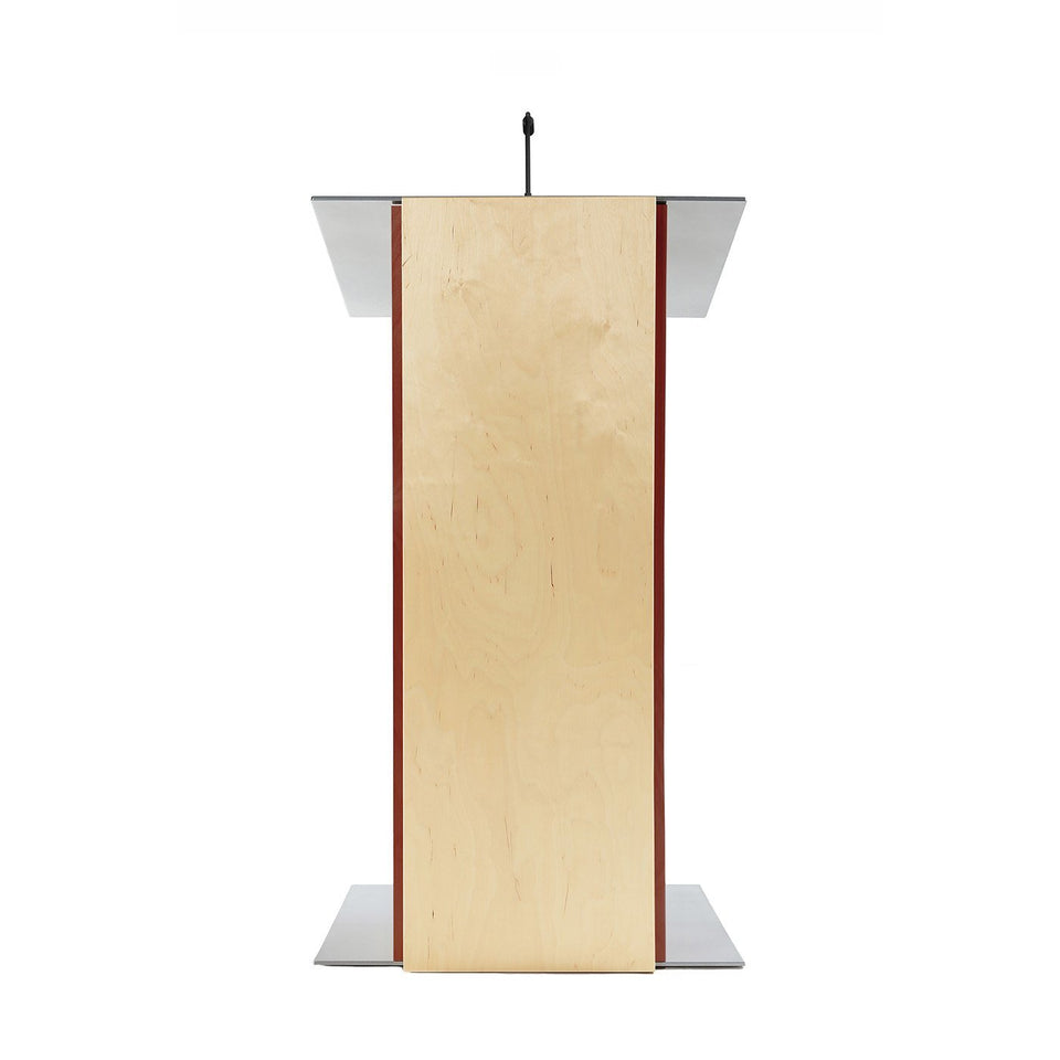 K2 lectern Mahogany / wooden podium from Urbann Products front view