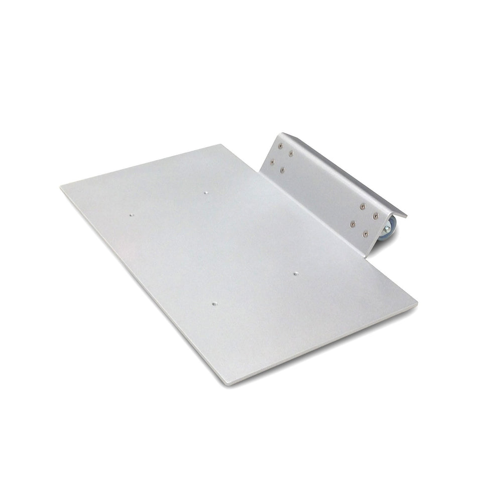 Tilt-back system for lectern / podium from Urbann Products - aluminum grey