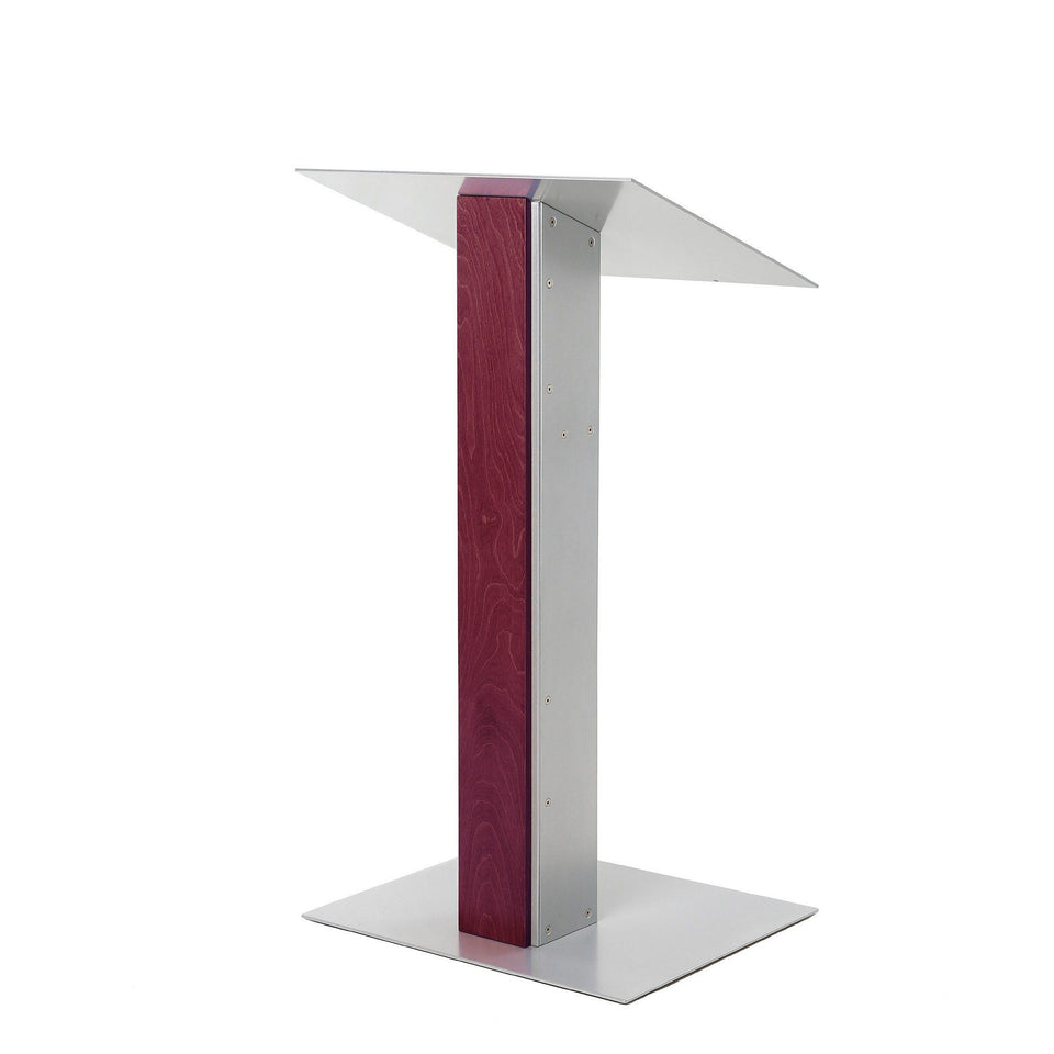 Y5 lectern / podium from Urbann Products - Mahogany - side view
